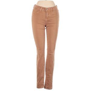 J Brand Jeans Brown Tan Skinny Leg Cut Low Rise Waist Size 25 #427